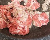 旬☆タケノコと豚肉とわかめの炒め煮作り方2写真