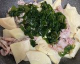 旬☆タケノコと豚肉とわかめの炒め煮作り方4写真