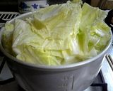 白菜とカニ缶の簡単スープ作り方4写真