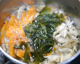簡単！しらすと筍の具だくさんお味噌汁作り方3写真