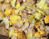 豚キャベツのふんわり卵生姜焼き作り方4写真