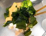 三陸産塩蔵わかめのからし酢味噌和え作り方3写真