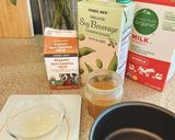タヒニの豆乳ブランマンジェ作り方1写真