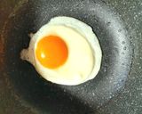 盛り上がった　きれいな目玉焼き作り方2写真