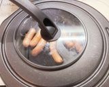 ソーセージ蒸しタマネギトッピング作り方4写真
