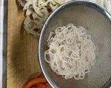 シャキシャキ蓮根のきんぴら作り方1写真