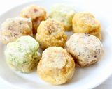 【シュウマイの香り揚げ4種】チルド焼売作り方3写真