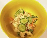 後もう一品！明太チキンサラダおつまみにも作り方7写真