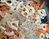 シャキシャキ蓮根のきんぴら作り方2写真