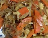 シャキシャキ蓮根のきんぴら作り方3写真