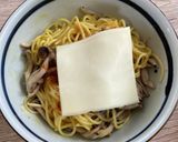 辛ラーメンやノグリの粉末で韓国っぽパスタ作り方5写真