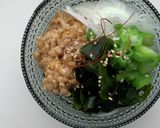 豆腐皮で食べる三陸産塩蔵わかめサラダ作り方5写真