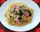 ベーコンとほうれん草のバター醤油パスタ♪作り方2写真