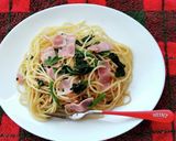 ベーコンとほうれん草のバター醤油パスタ♪作り方3写真