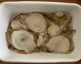 菊芋と甘辛そぼろの重ね焼き作り方5写真