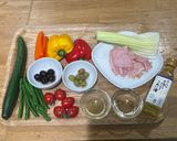 おもてなしに★彩り鮮やか簡単ライスサラダ作り方1写真