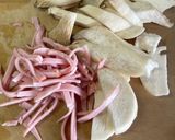 #小松菜のささっと#カレー粉炒め作り方1写真