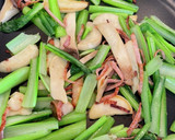 ＃小松菜のささっと#カレー粉炒め作り方5写真