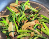 ＃小松菜のささっと#カレー粉炒め作り方7写真