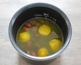 新緑豆おこわ作り方4写真