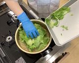 【大崎市】レタスのスープ【学校給食】作り方5写真
