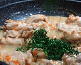 鶏もも肉のクリーム煮作り方7写真