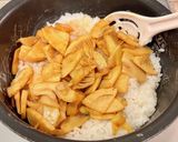 【楽めし】ガリバタ醤油たけのこご飯作り方3写真