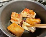 豚ブロック肉の甘辛煮作り方1写真