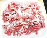 超簡単！牛肉とパプリカのBBQ風炒め！作り方2写真