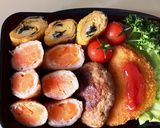 男子高校生弁当⑥ 2022/04/18作り方1写真