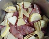 豚肉と竹の子の煮物作り方3写真