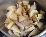 豚肉と竹の子の煮物作り方4写真