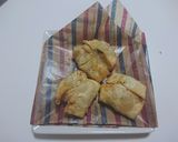 適当風 余り餃子皮揚げ作り方6写真