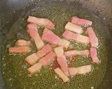 新玉ねぎとアスパラ＆卵の焼きうどん作り方3写真
