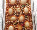 麻薬たまごの残りタレで温そうめん作り方1写真