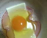 お弁当に☆簡単レンチンハムチーズエッグ☆作り方3写真
