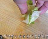 ♬包丁不使用！便利な『レタスレシピ』♬作り方1写真