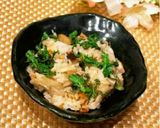 炊き込みご飯+春菊。作り方5写真