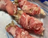 【お弁当】照り焼きで☆まいたけの豚肉巻き作り方1写真