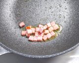 ベーコンとチンゲン菜の豆乳パスタ作り方2写真