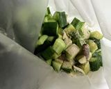 カニカマとゴロっと🦐海老の手毬寿司🍣作り方2写真