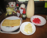 油揚げのチーズ＆紅ショウガ焼き作り方1写真