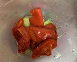 水分ビタミン補給に！豚肉巻のせガスパチョ作り方5写真