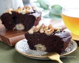 こめココでバナナ入りココアケーキ01作り方8写真