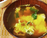 簡単☆ふんわり 三つ葉の卵とじ お吸い物作り方6写真