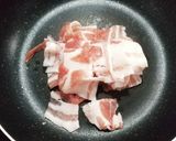 たけのこと豚バラの炒め煮作り方2写真