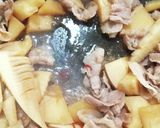 たけのこと豚バラの炒め煮作り方8写真
