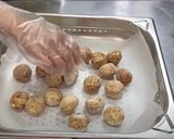 介護食　やわらかたこ焼き（スチコン加熱）作り方1写真