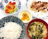 【病院】お好みやき風【給食】作り方5写真