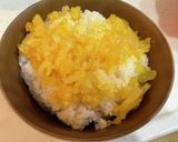簡単!一瞬調理飯!激うま卵黄たくあん丼作り方3写真